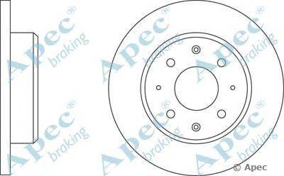 Тормозной диск APEC braking DSK122