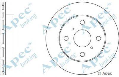 Тормозной диск APEC braking DSK195