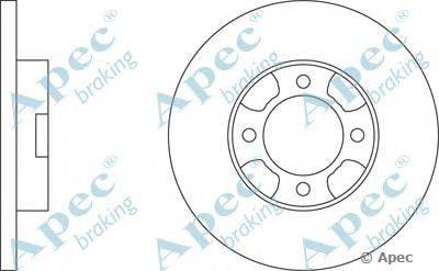 Тормозной диск APEC braking DSK203