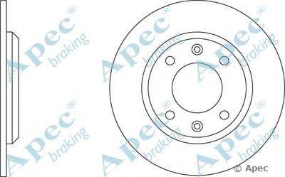 Тормозной диск APEC braking DSK205