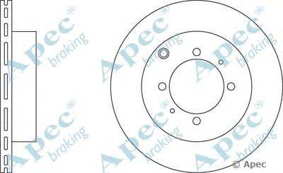 Тормозной диск APEC braking DSK2131