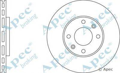 Тормозной диск APEC braking DSK2136