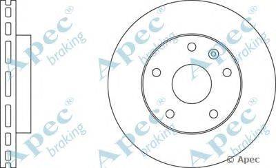 Тормозной диск APEC braking DSK2141