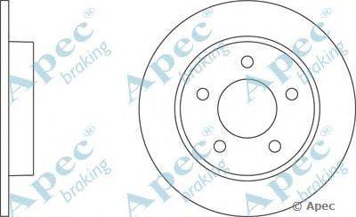 Тормозной диск APEC braking DSK2196