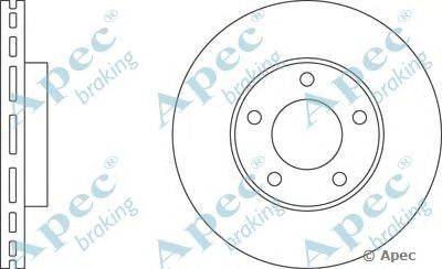 Тормозной диск APEC braking DSK2200
