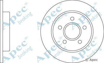 Тормозной диск APEC braking DSK2231