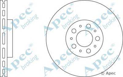 Тормозной диск APEC braking DSK2250