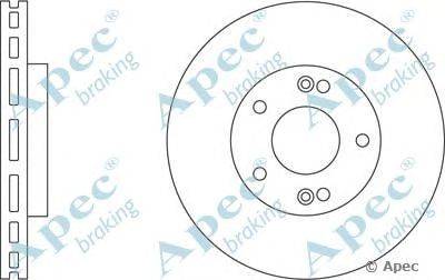 Тормозной диск APEC braking DSK2251