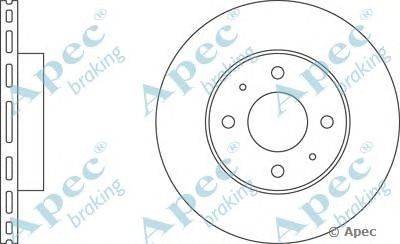 Тормозной диск APEC braking DSK227