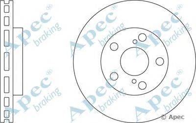Тормозной диск APEC braking DSK2273