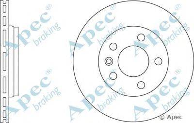 Тормозной диск APEC braking DSK2282