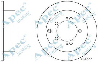 Тормозной диск APEC braking DSK2317
