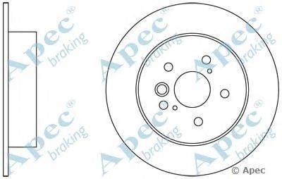 Тормозной диск APEC braking DSK2327