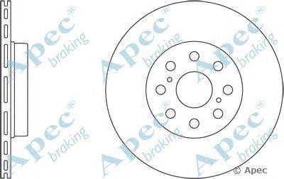 Тормозной диск APEC braking DSK2365