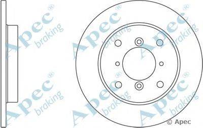 Тормозной диск APEC braking DSK2367