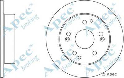 Тормозной диск APEC braking DSK2381