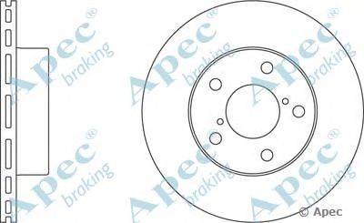 Тормозной диск APEC braking DSK241
