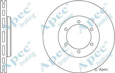 Тормозной диск APEC braking DSK2469