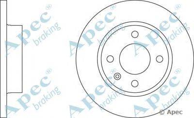 Тормозной диск APEC braking DSK247