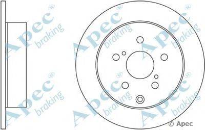 Тормозной диск APEC braking DSK2523