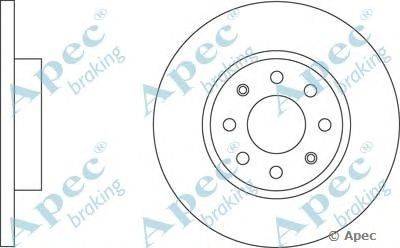 Тормозной диск APEC braking DSK2569