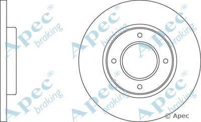 Тормозной диск APEC braking DSK263