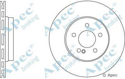 Тормозной диск APEC braking DSK2636