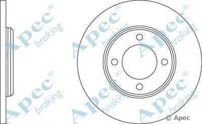 Тормозной диск APEC braking DSK269