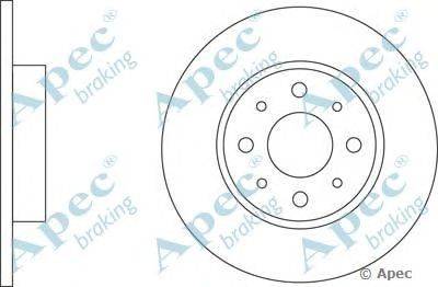 Тормозной диск APEC braking DSK2695