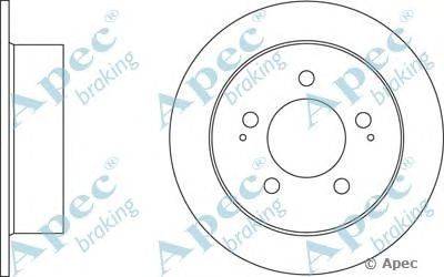 Тормозной диск APEC braking DSK2712