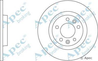 Тормозной диск APEC braking DSK2719