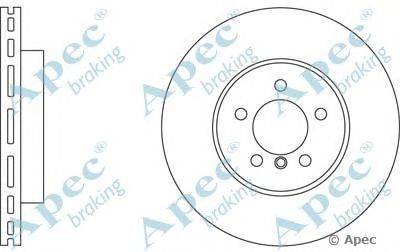 Тормозной диск APEC braking DSK2724