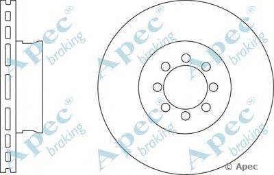 Тормозной диск APEC braking DSK2759