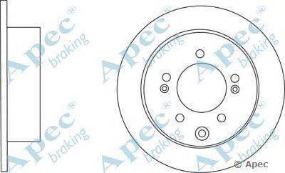 Тормозной диск APEC braking DSK2766