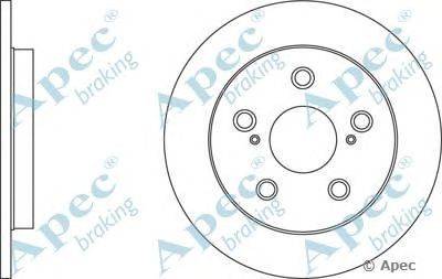 Тормозной диск APEC braking DSK2774