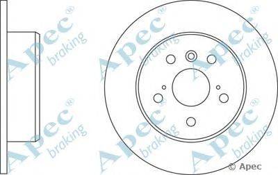 Тормозной диск APEC braking DSK2795