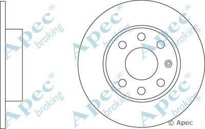Тормозной диск APEC braking DSK2798
