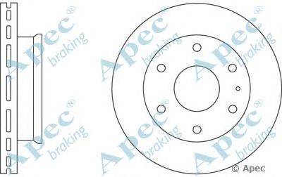 Тормозной диск APEC braking DSK2806