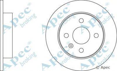 Тормозной диск APEC braking DSK297