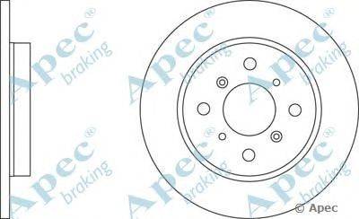Тормозной диск APEC braking DSK360