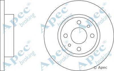 Тормозной диск APEC braking DSK503