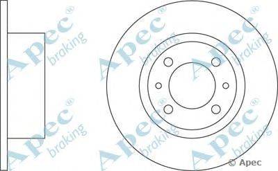 Тормозной диск APEC braking DSK505