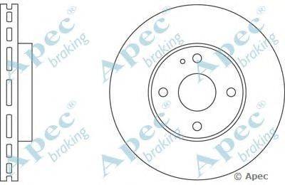Тормозной диск APEC braking DSK514