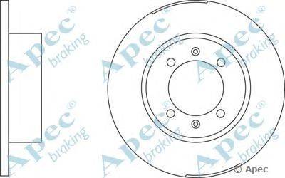 Тормозной диск APEC braking DSK520