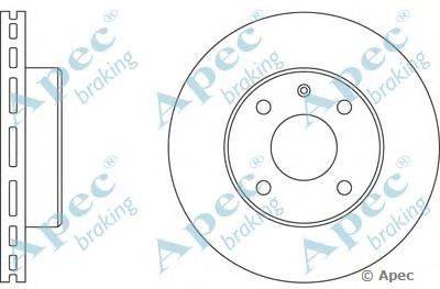 Тормозной диск APEC braking DSK525