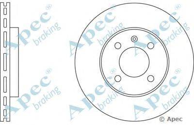 Тормозной диск APEC braking DSK568