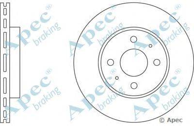 Тормозной диск APEC braking DSK582