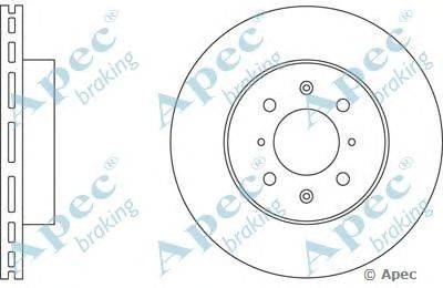 Тормозной диск APEC braking DSK585