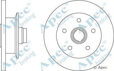 Тормозной диск APEC braking DSK610