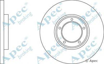 Тормозной диск APEC braking DSK620
